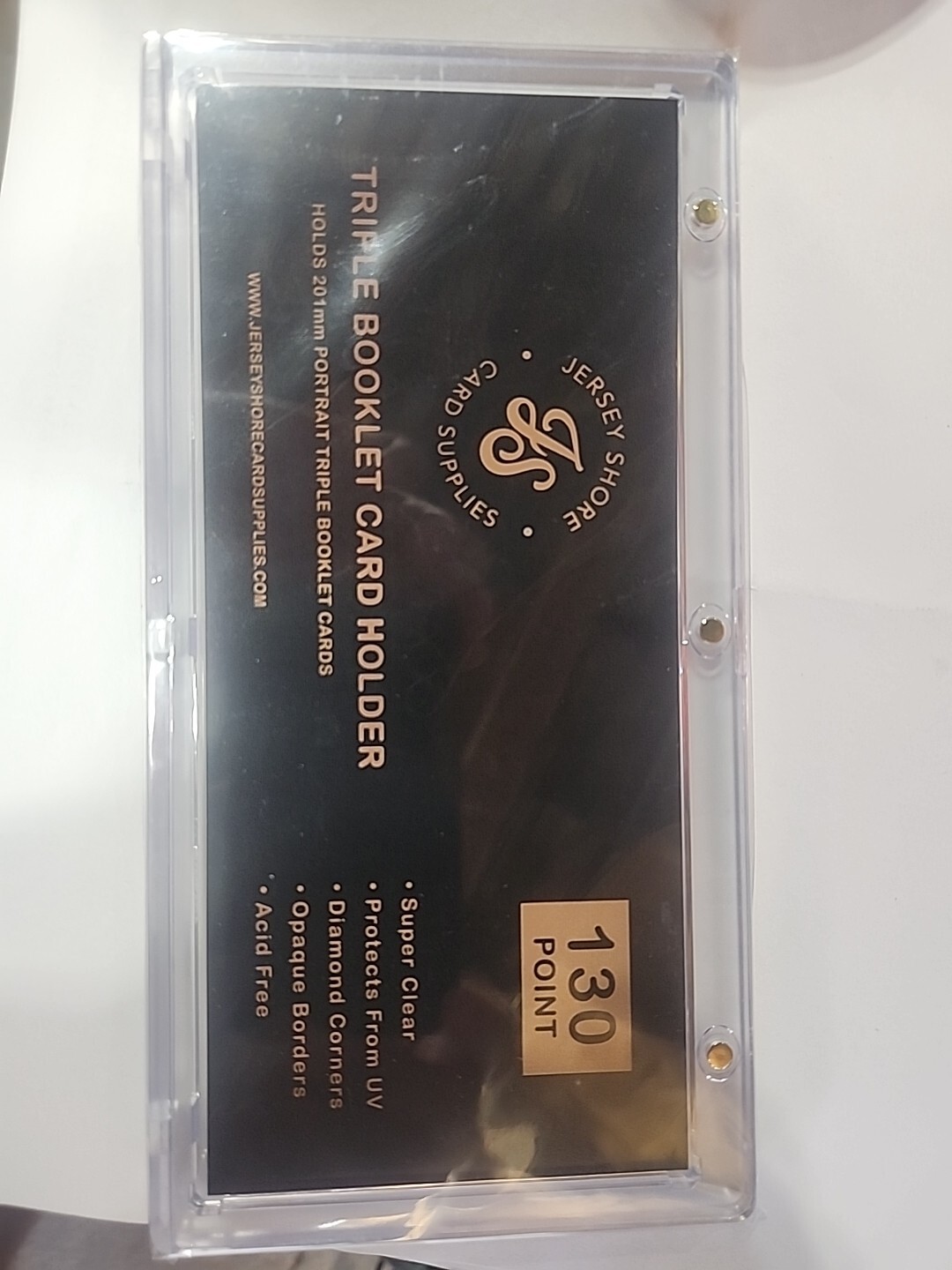 Triple Booklet Magnetic One Touch Card Holder