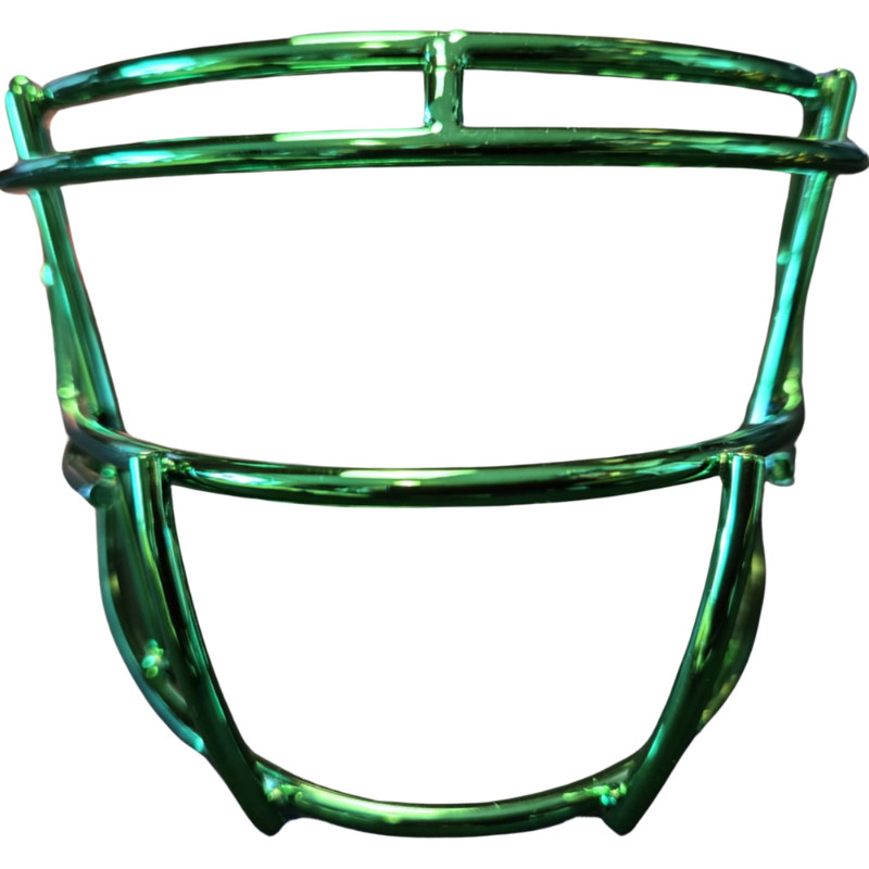 Custom Chrome Colors Riddell Speed Metal Mini Football Helmet Facemask