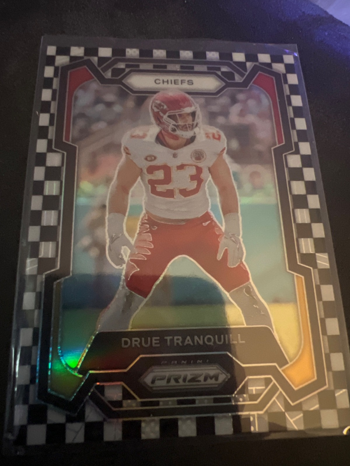 2023 Panini Prizm – Drue Tranquill #156 Black & White Checker Prizm