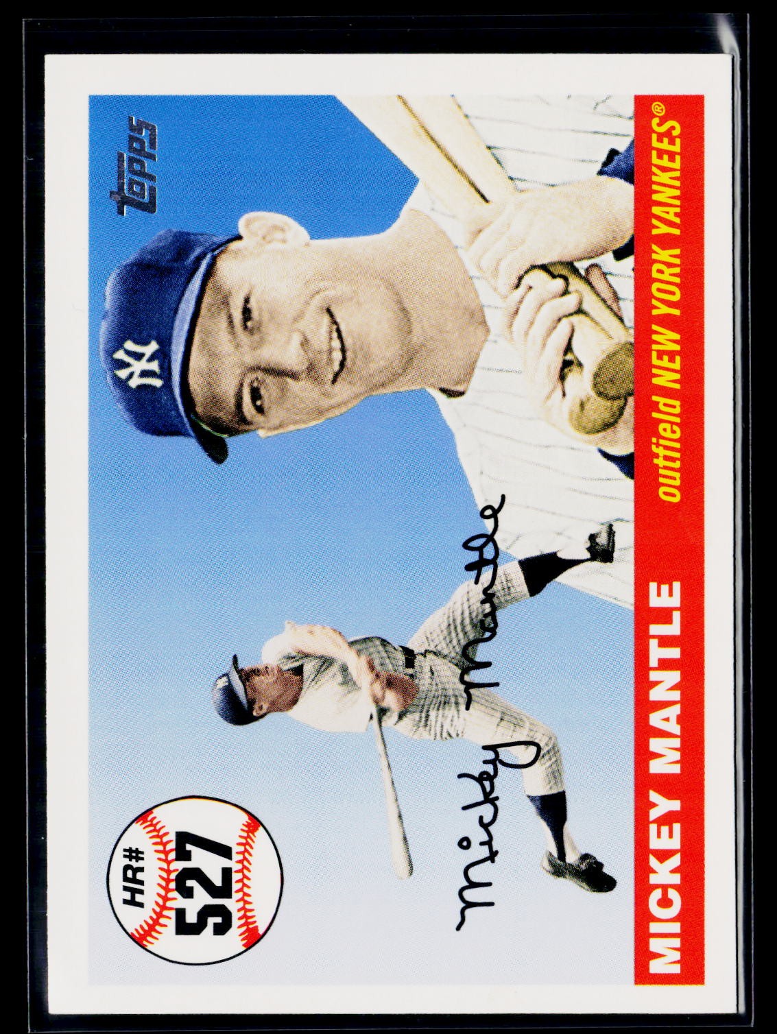 Mickey Mantle 2008 Topps Mickey Mantle Home Run History #MHR527 Yankees