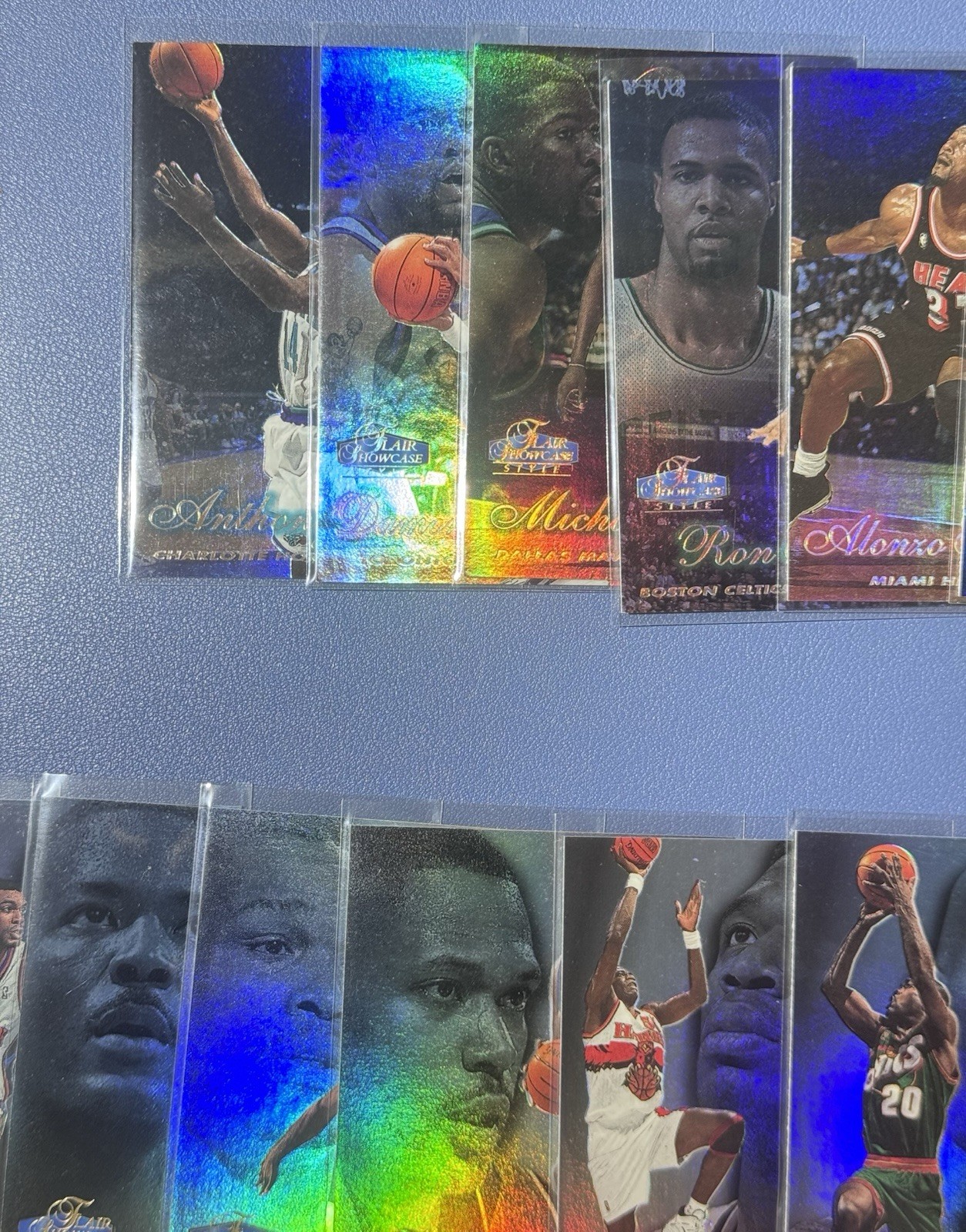 1998 Fleer Flair Showcase Basketball NBA Row 1-3 45x Lot