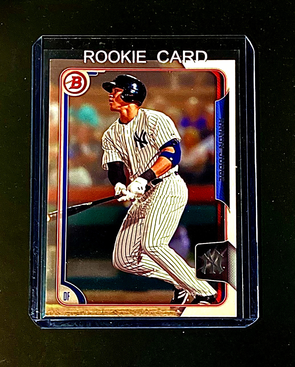 Aaron Judge Rookie 2015 Bowman #150 New York Yankees Baseball Game #1 Hitting RC