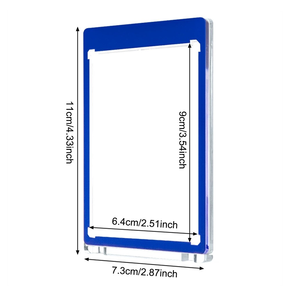 35PT Colorful Magnetic Sports Card Holders UV Protection Hard Case 5/10 Pack
