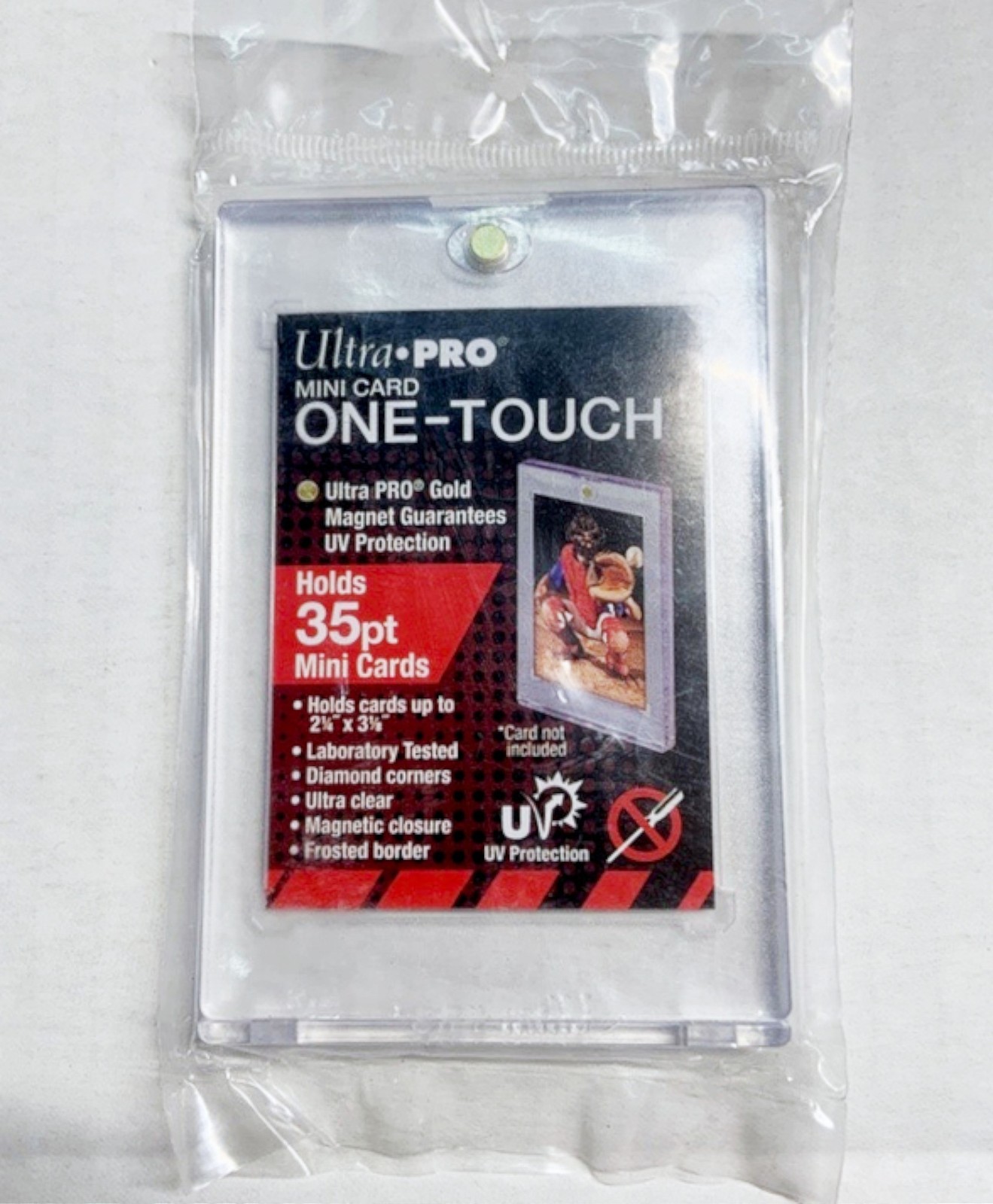 NEW Ultra Pro One-Touch Magnetic 35pt MINI Card Holder 85396-UV storage case