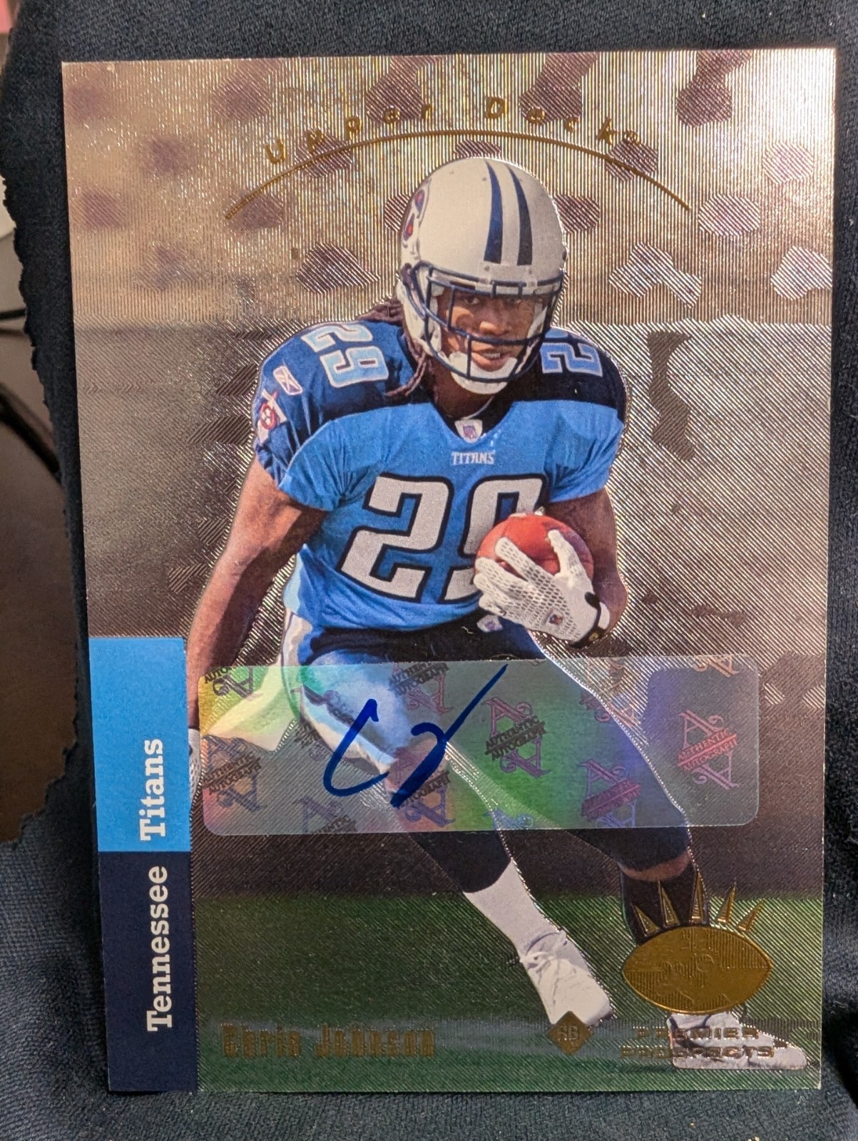 2008 SP Rookie Edition – Premier Prospects Chris Johnson Autographs (AUTO, RC)