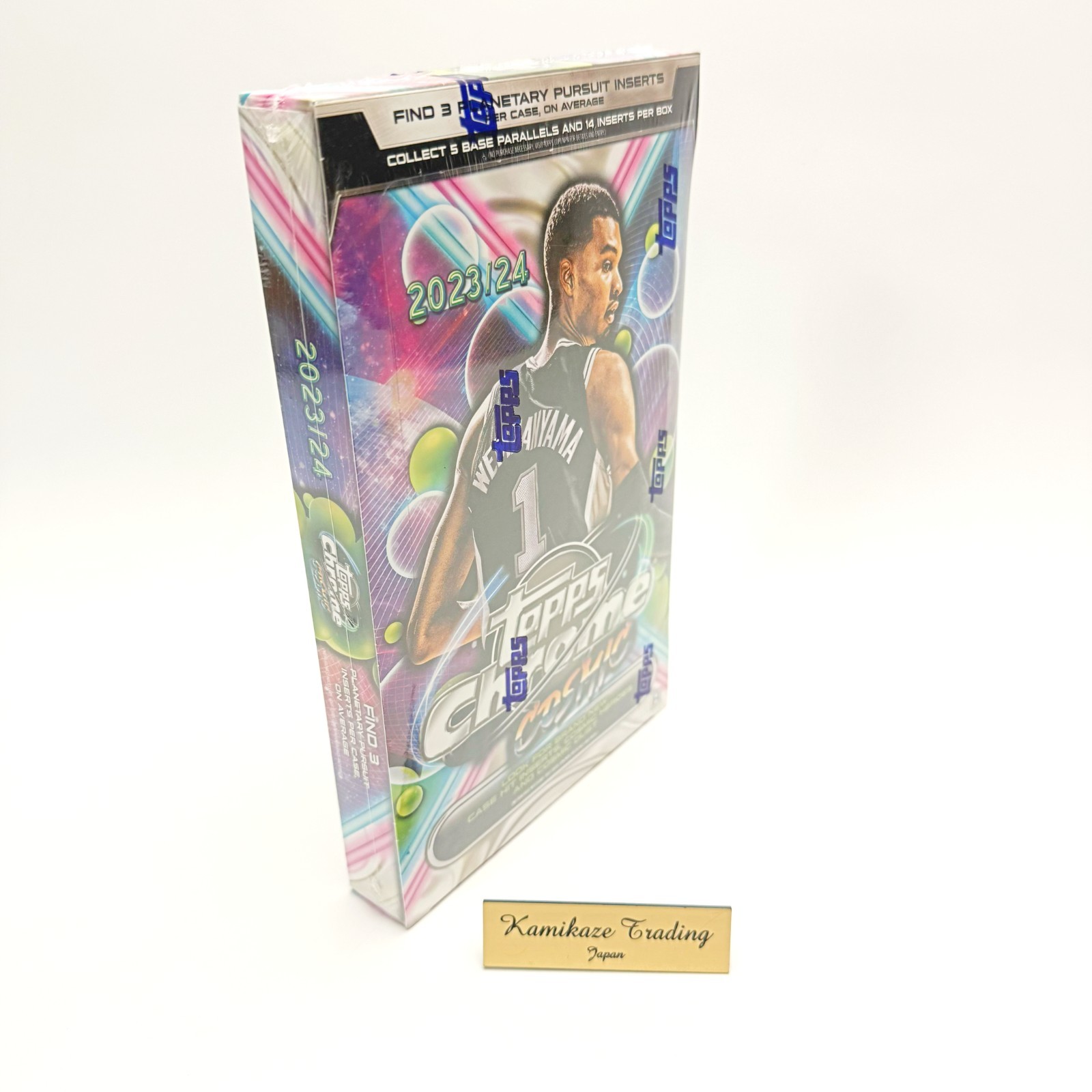 2023-24 Topps Cosmic Chrome Basketball Hobby Box Sealed Wembanyama Auto