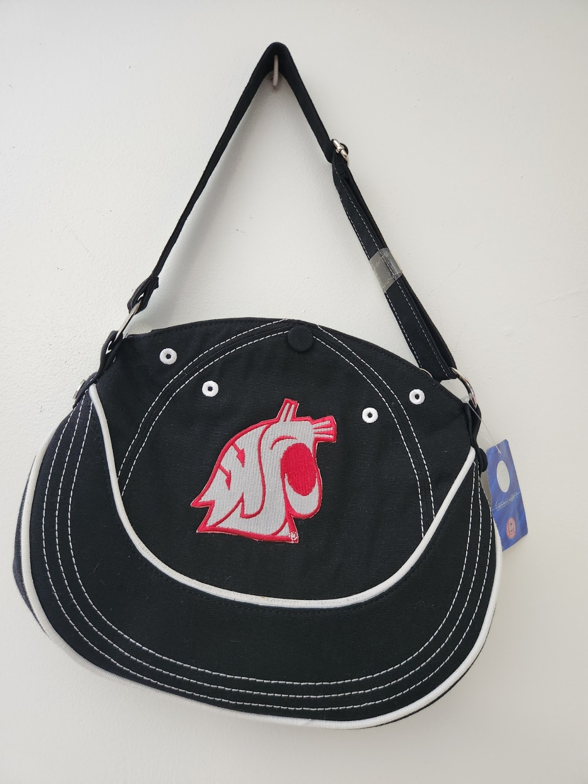 Washington State WSU Cougars Collegiate Cross Body Shoulder Sling Bag Purse NWT