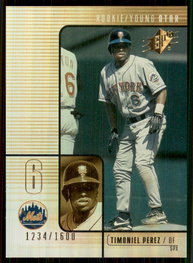2000 SPX #126 Timoneil Perez RC Rookie New York Mets 1234/1600