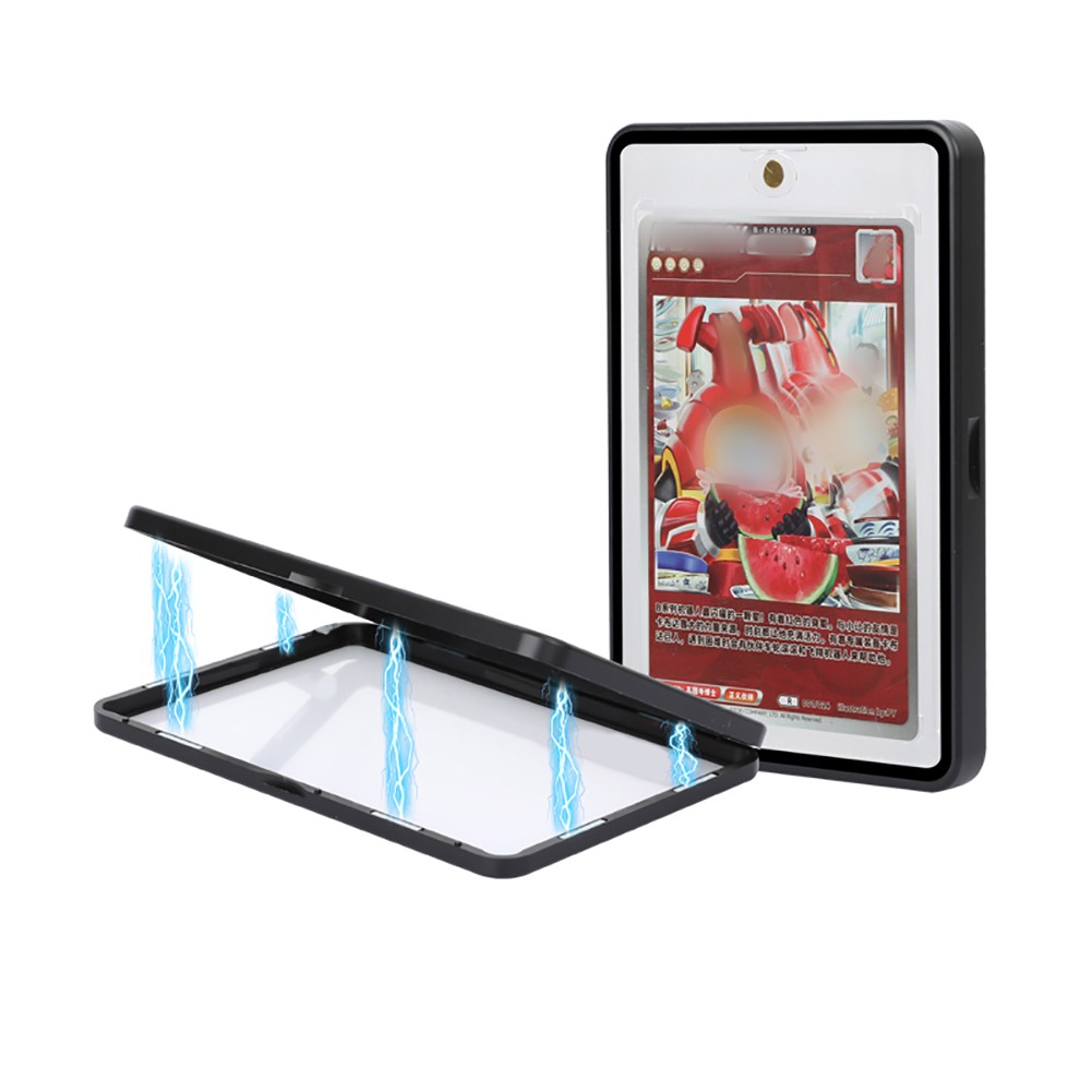 Magnetic Metal Card Slabs Case Protector For 35/55PT Shockproof Aluminum Bumper