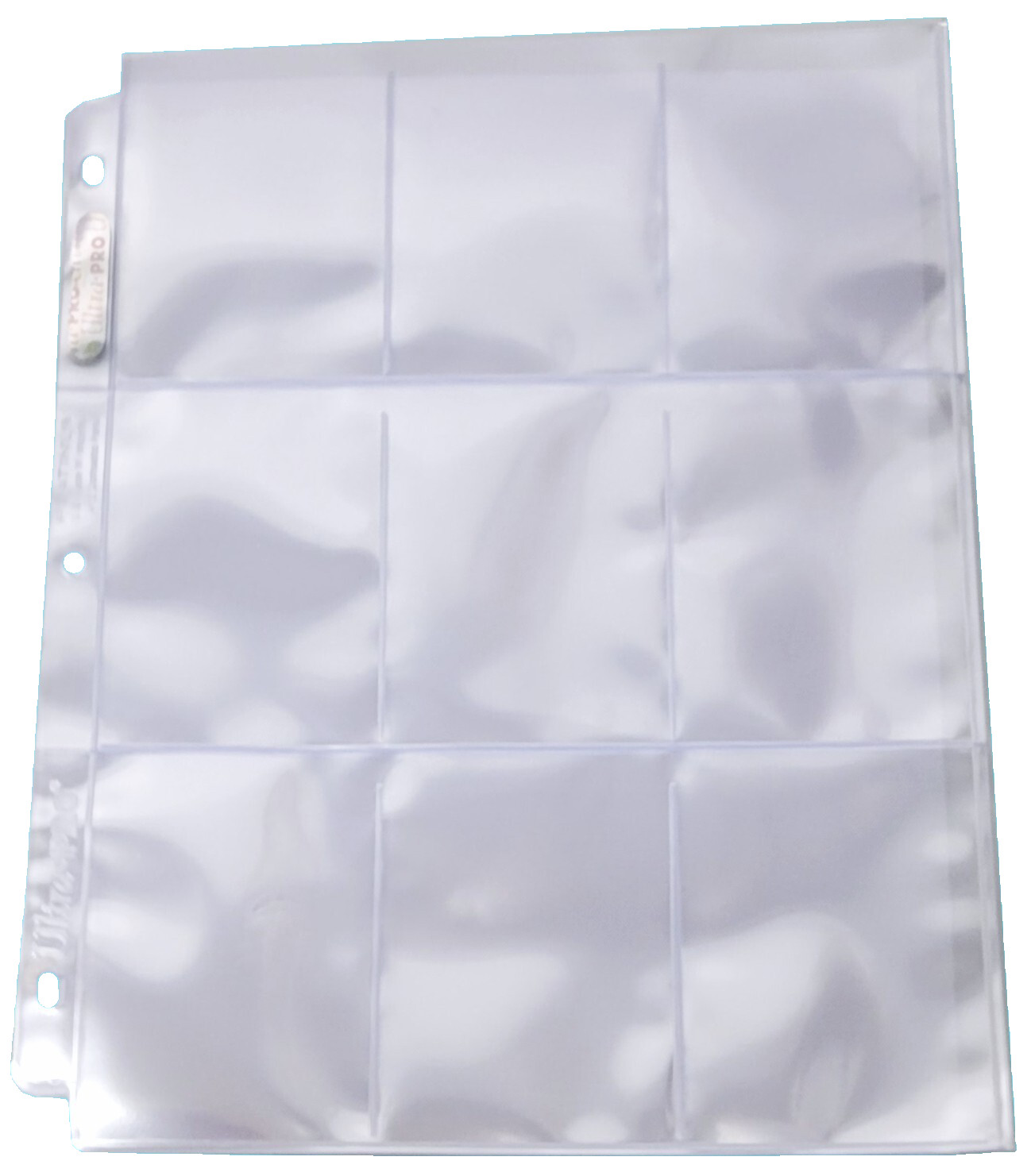 10 Ultra Pro Platinum 9-Pocket Card Pages Sheets Protectors Collectible Sports