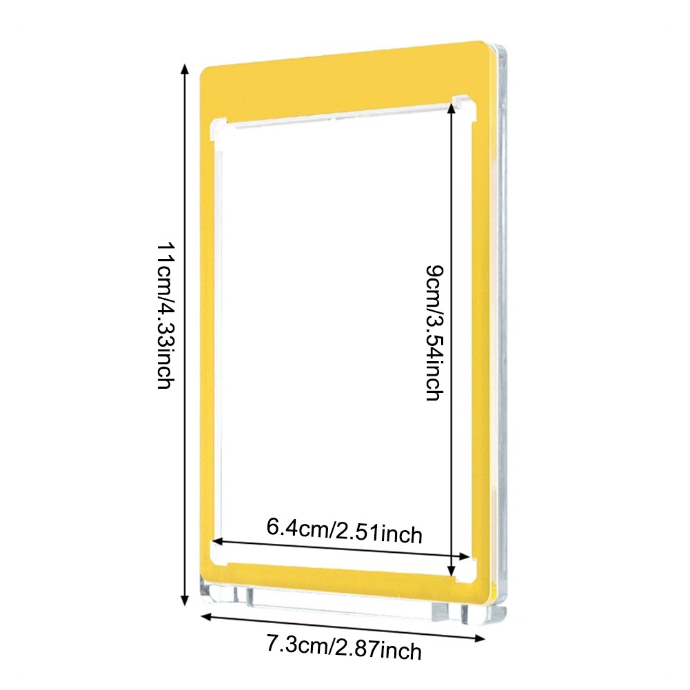35PT Colorful Magnetic Sports Card Holders UV Protection Hard Case 5/10 Pack