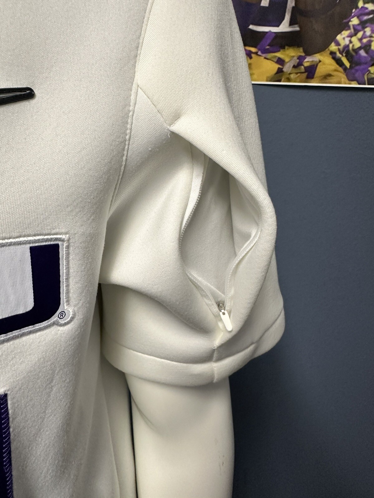 LSU Football #31 player Issued 2020 National championship Suit + Player Pass + +