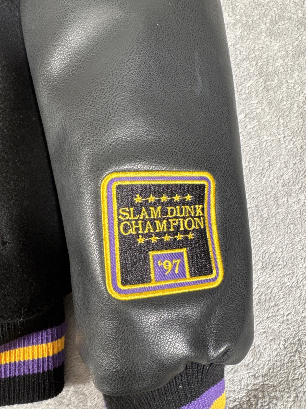 Kobe Bryant Kids Legends Never Die Varsity Jacket Headgear LA Lakers XS NWOT