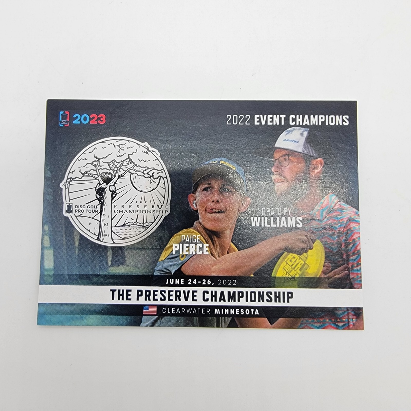 2023 DGPT Disc Golf Trading Card The Preserve Championship Event