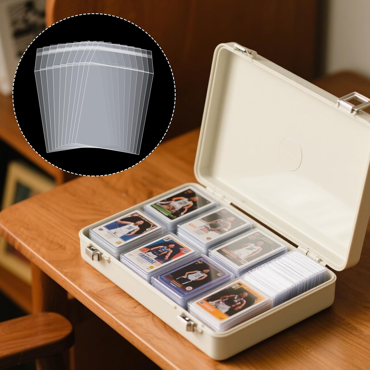 400Pcs Top Loader Sleeves Penny Sleeves for Top Loaders Resealable Team Bags …