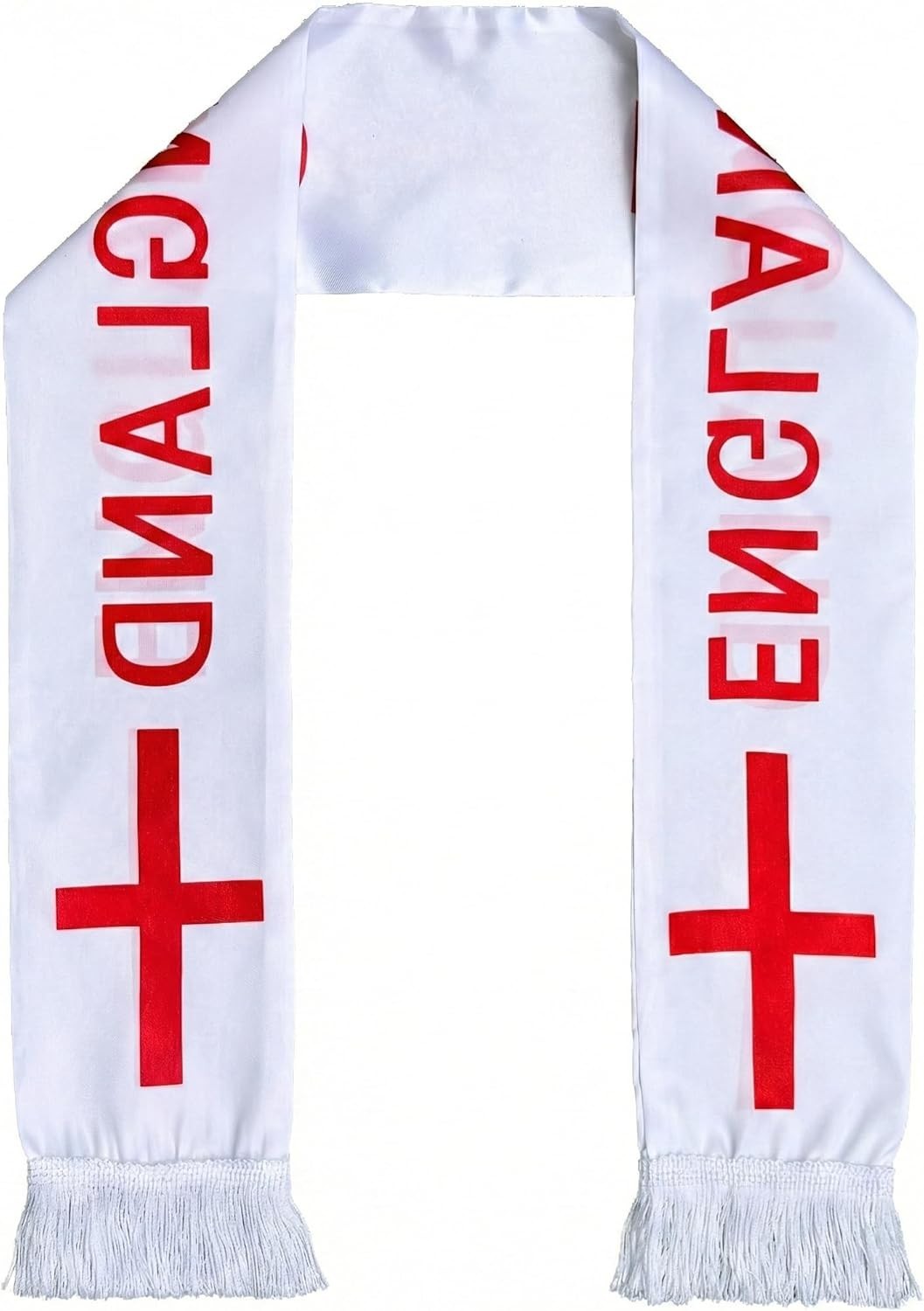 Stylish England Flag Scarf – Perfect Souvenir for Soccer Lovers, Hand Wash Only