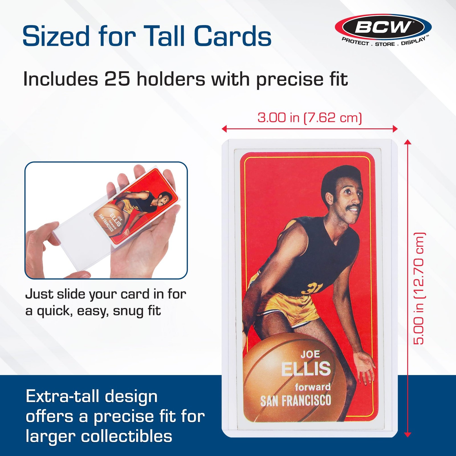 Tall Card Topload Holders – 25 Pack | Premium Top Loaders for Sports Trading …