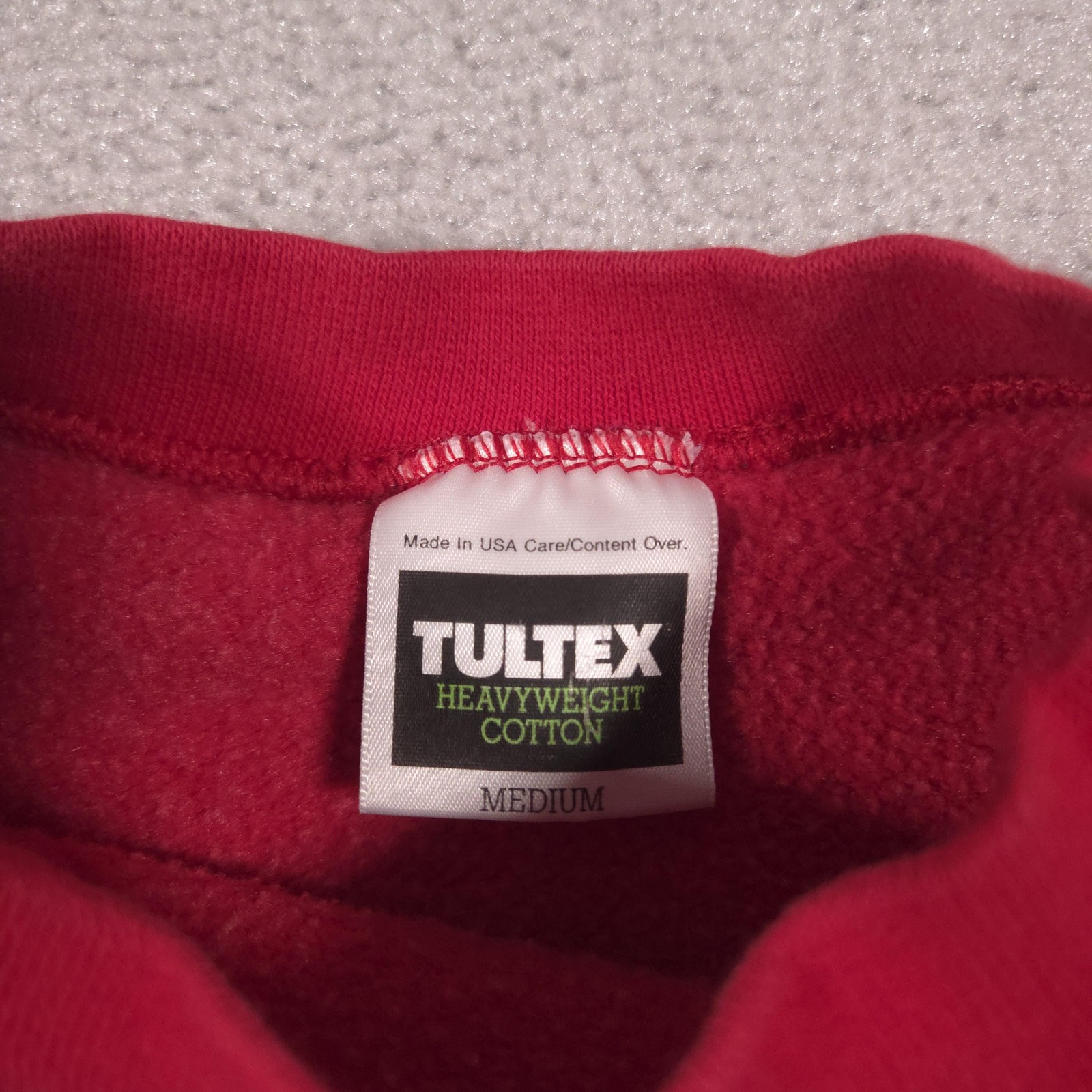 Vintage WTA Tour Sweatshirt Mens Medium Red Tennis Tultex Graphic Crewneck 90s