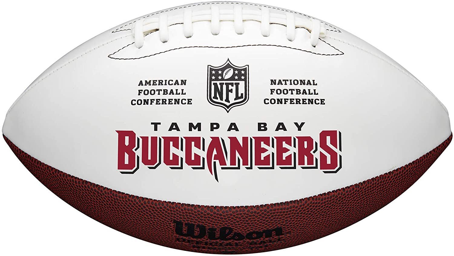 Tampa Bay Buccaneers Full Size Autograph Signature Series White Panel Football