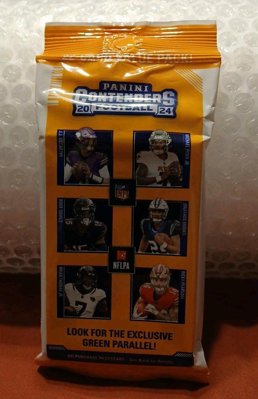 2024 PANINI CONTENDERS FOOTBALL FAT PACK (Factory Sealed 22-Card Pack)