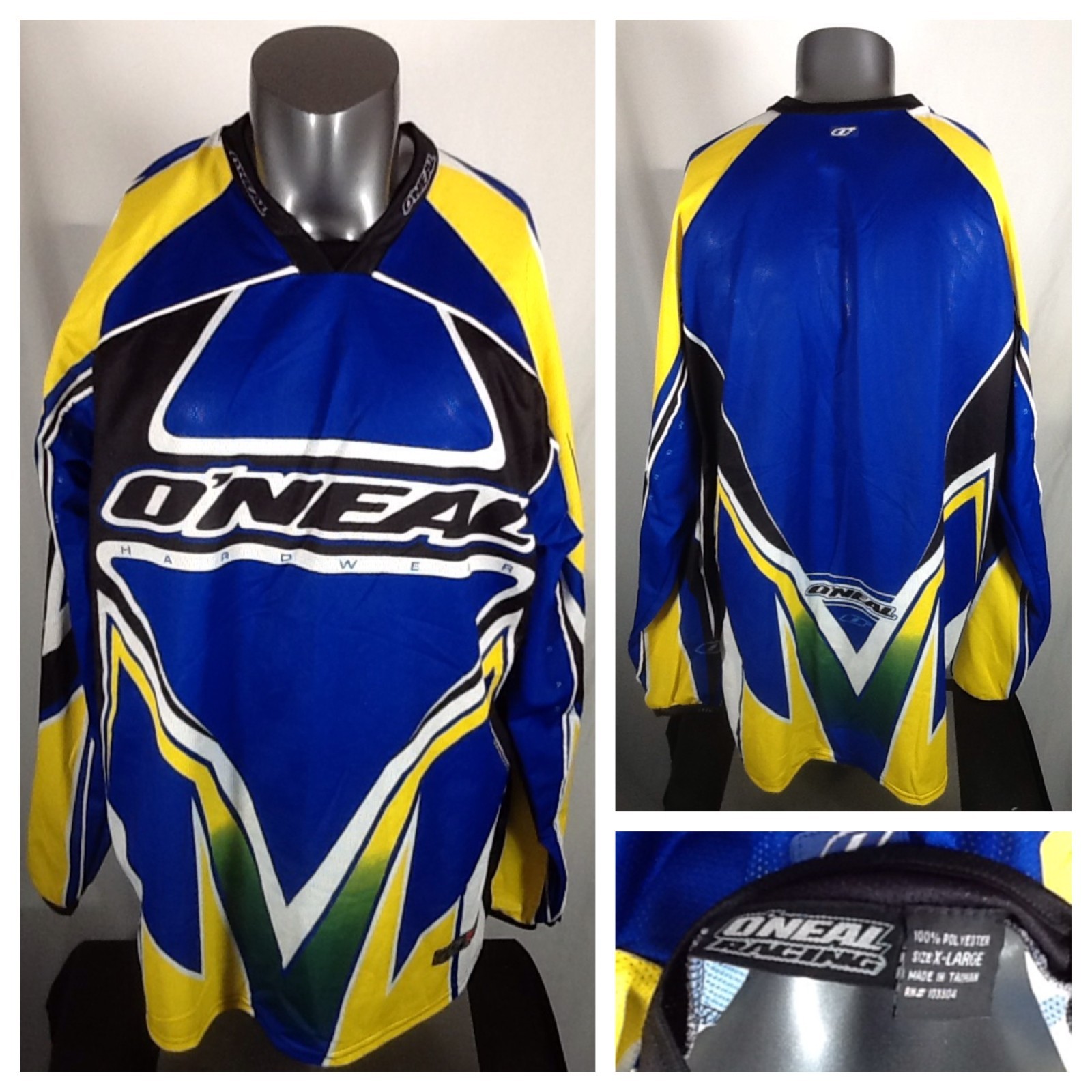 O’Neal Motocross Men’s Racing Jersey (XL) Lightweight Mesh Great Colors