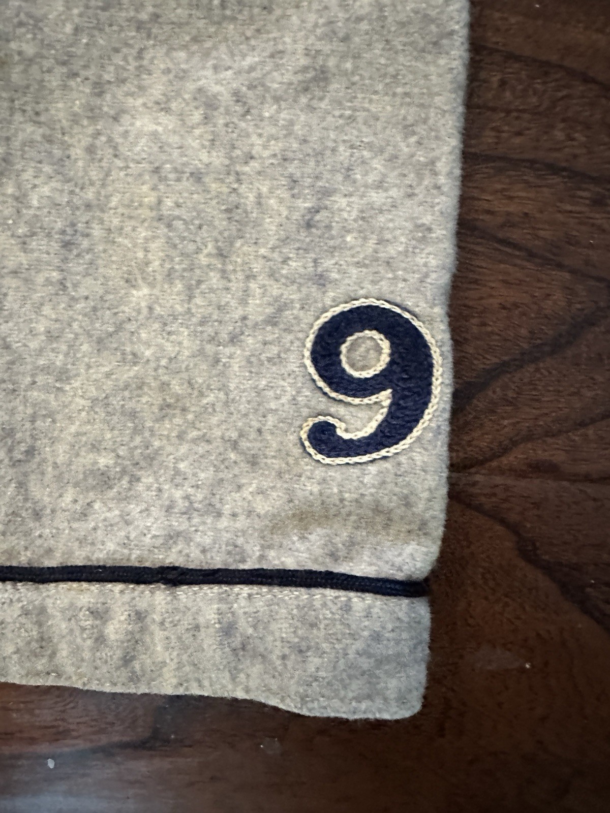 Vintage 40s ‘Soldiers’ Flannel Baseball jersey College Athletic Co Dodge Davis