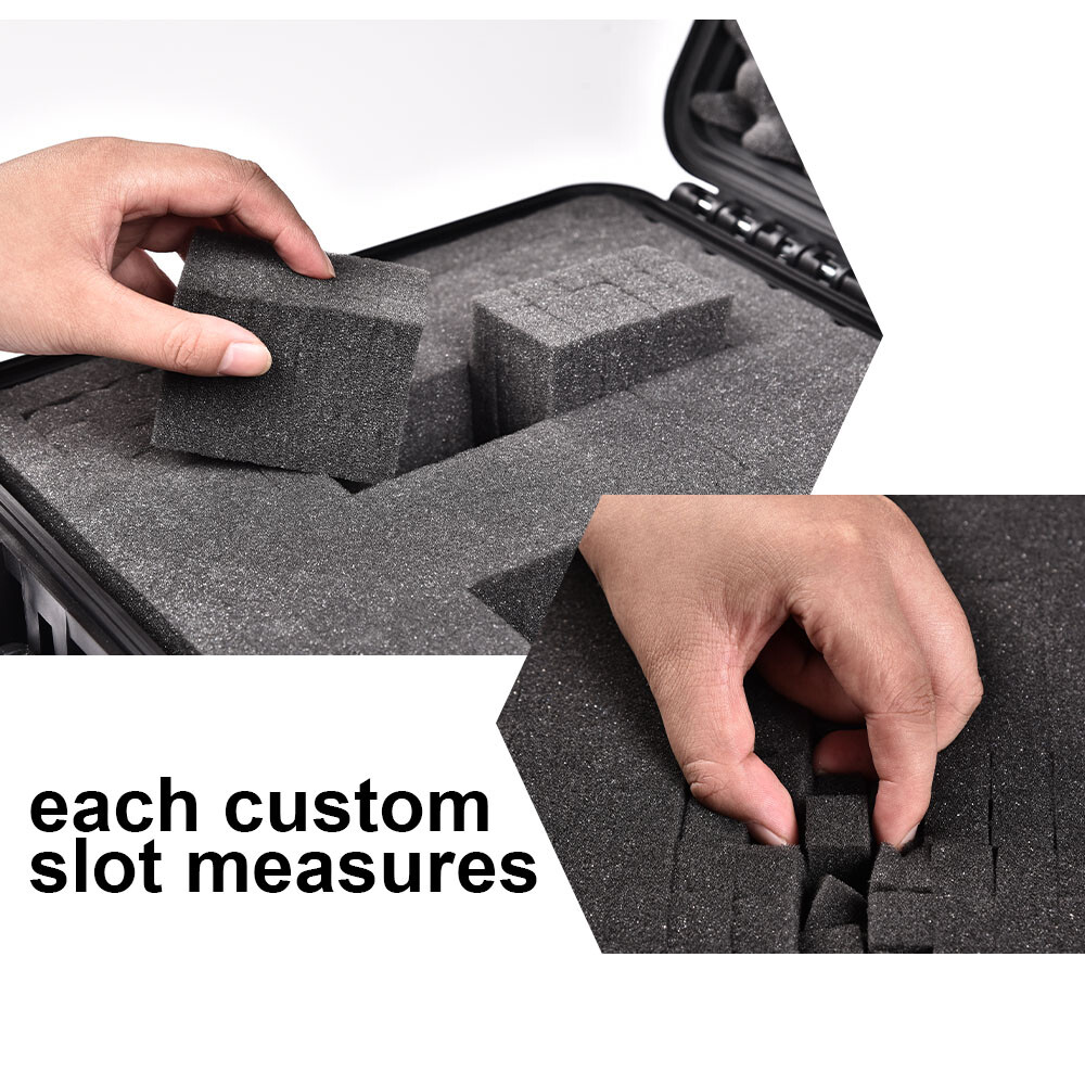 Black 50CT Graded Card Storage Box Travel Waterproof Case Slab Holder &Protector