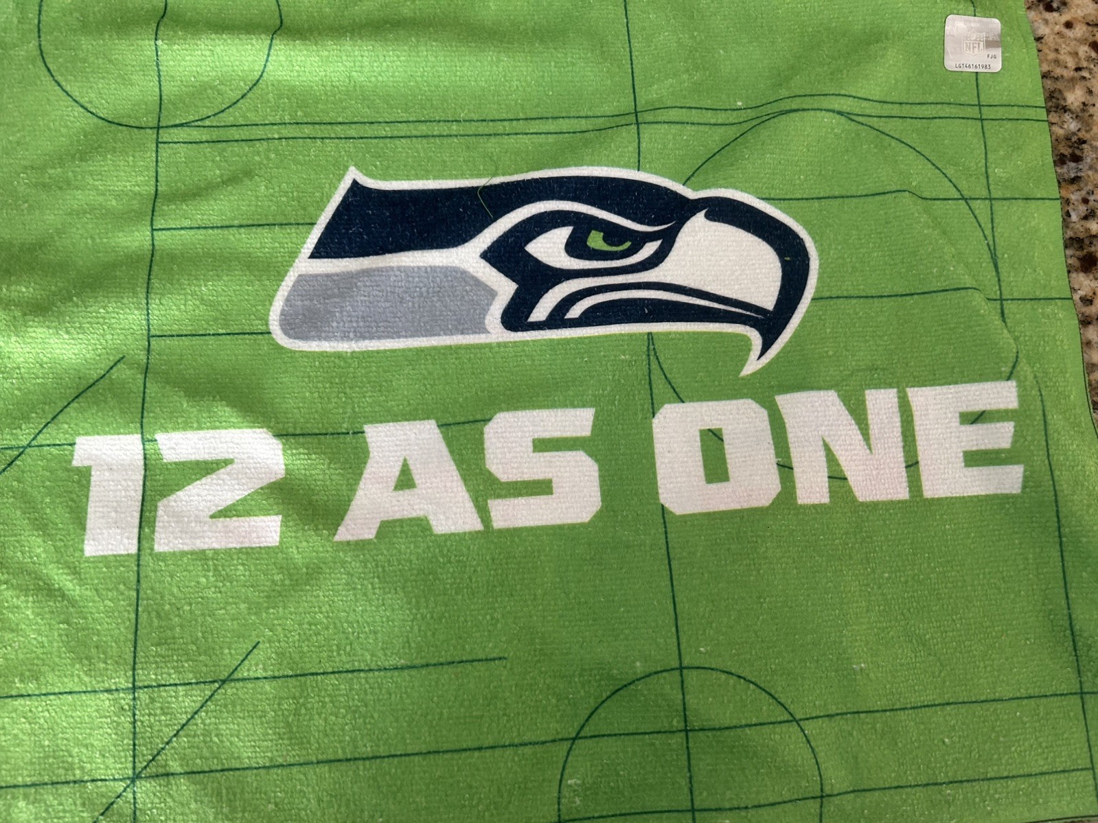 Seattle Seahawks Super Bowl LX 60 Official Game Day Rally Towel + 2 luggage tags