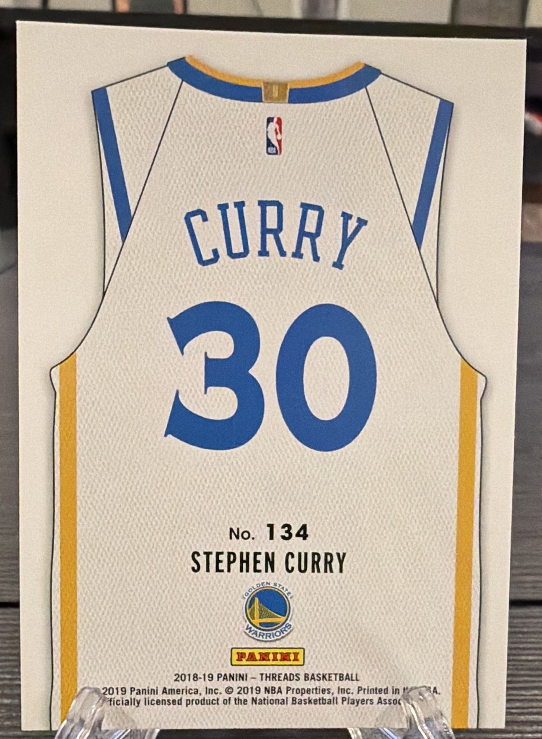 2018-2019 Panini Threads Base Association SP Stephen Curry #134 Dazzle