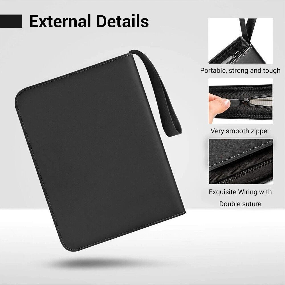 900 Pockets Baseball Trading Card Binder with Sleeves, Sports Card Binder