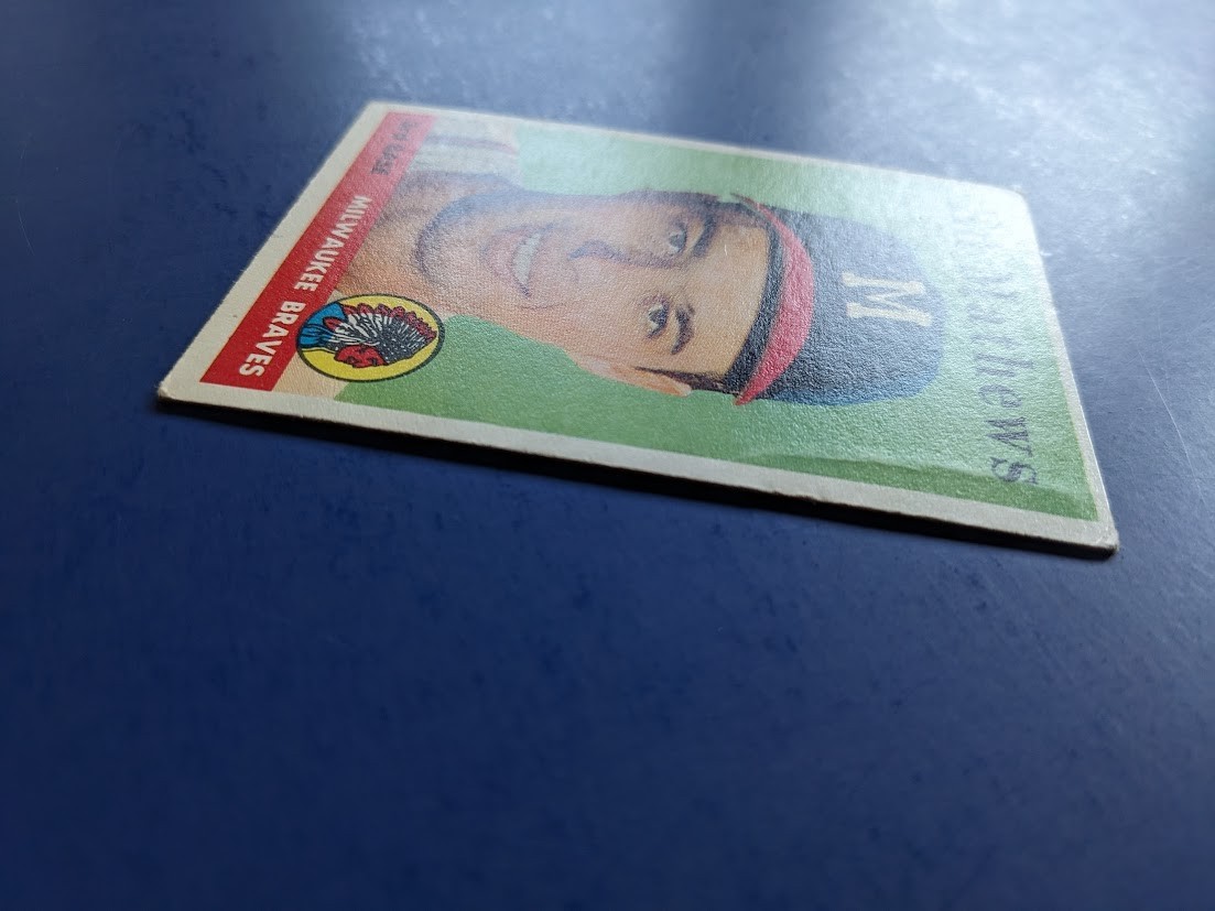 1958 Topps – Eddie Mathews HOF #440 – Milwaukee Braves VG+/VGEX