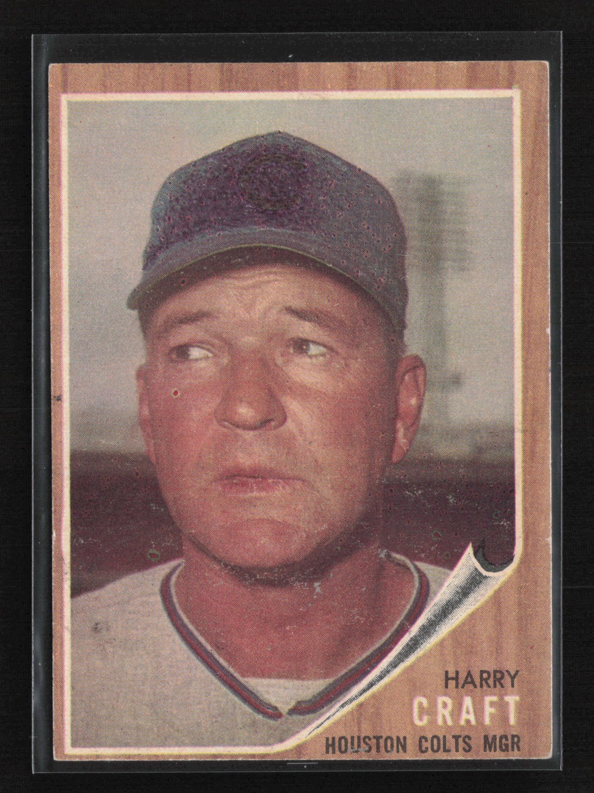 1962 Topps #12 Harry Craft Houston Colt .45s VG