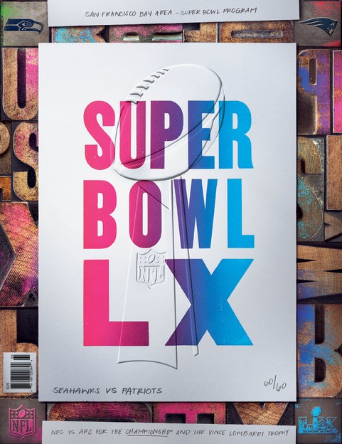 SUPER BOWL LX 60 Game Program – New England Patriots vs. Seattle Seahawks