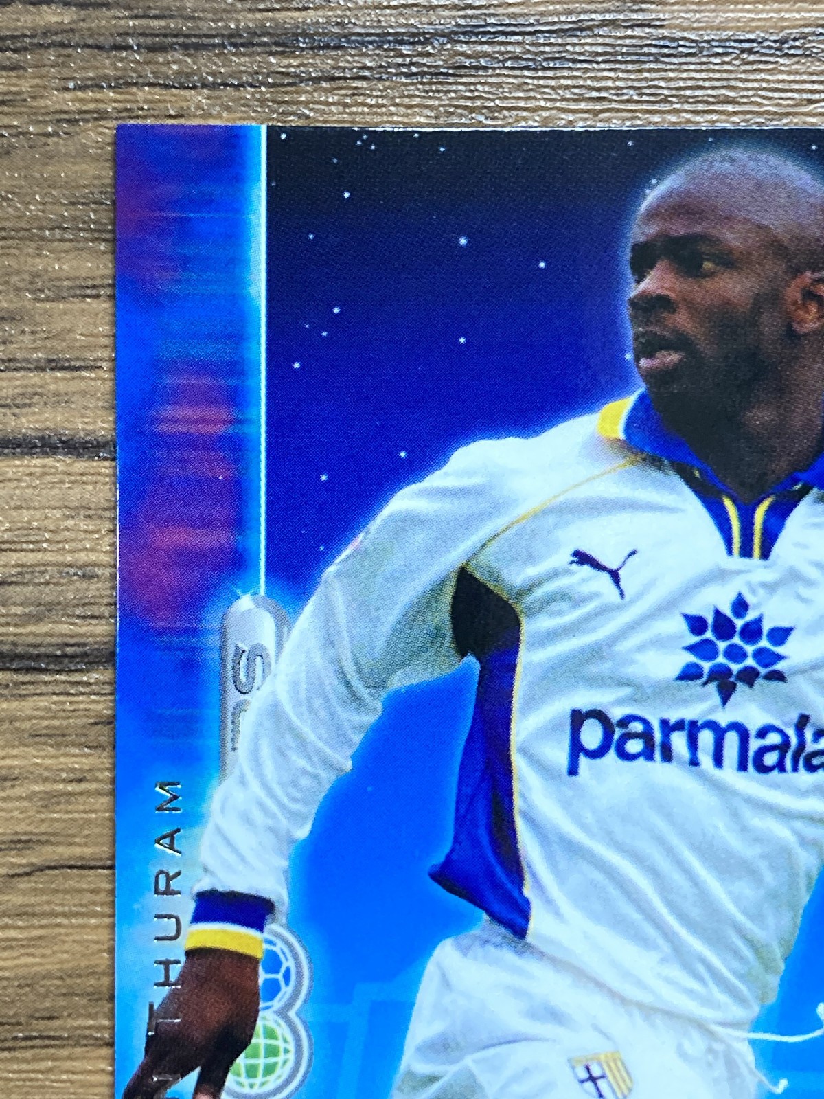 Free Shipping! Futera Platinum 2001 World Stars #42 Lilian Thuram France Parma