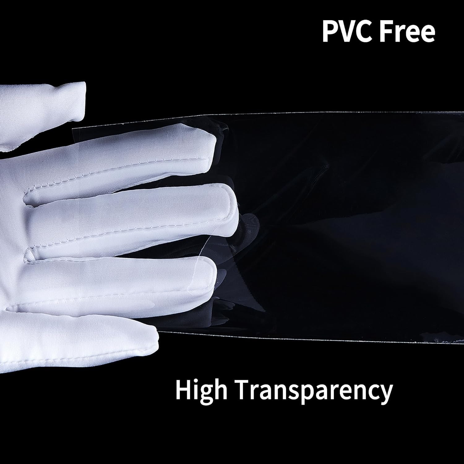 100 Pcs Clear Currency Sleeves with Storage Box for Banknotes & Stamp Collection