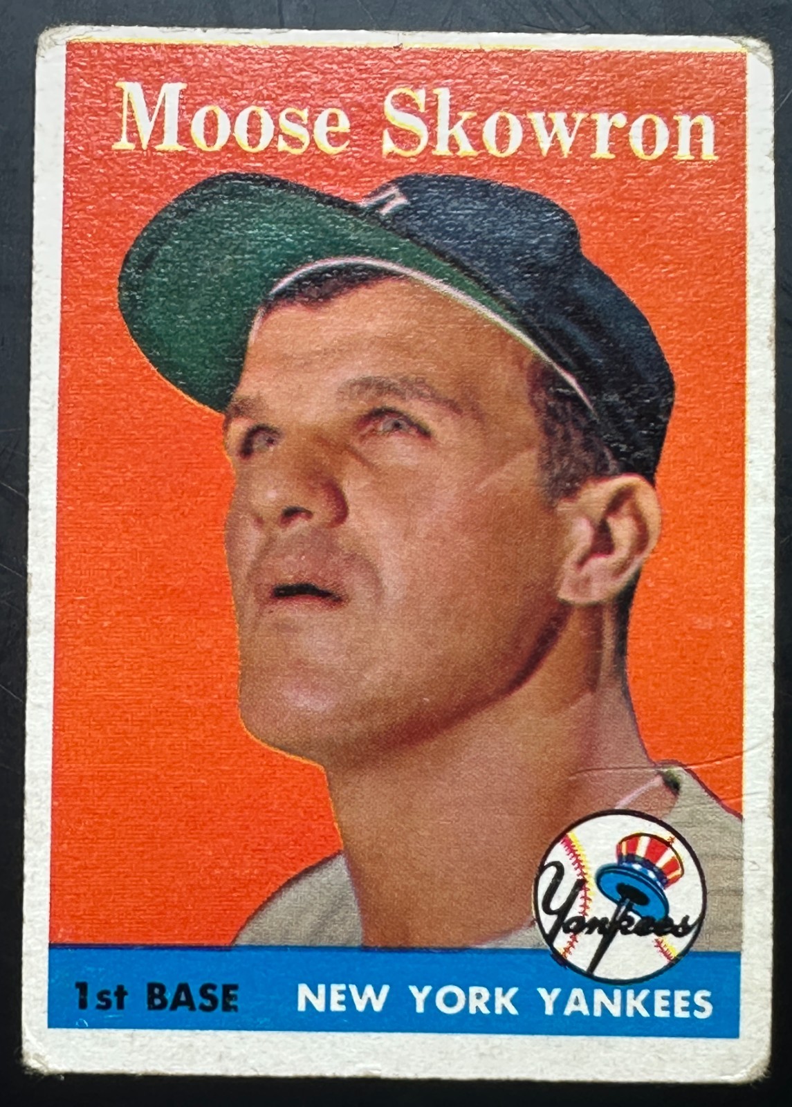 Bill Skowron 1958 Topps #240 New York Yankees First Base World Series Champ *VG*