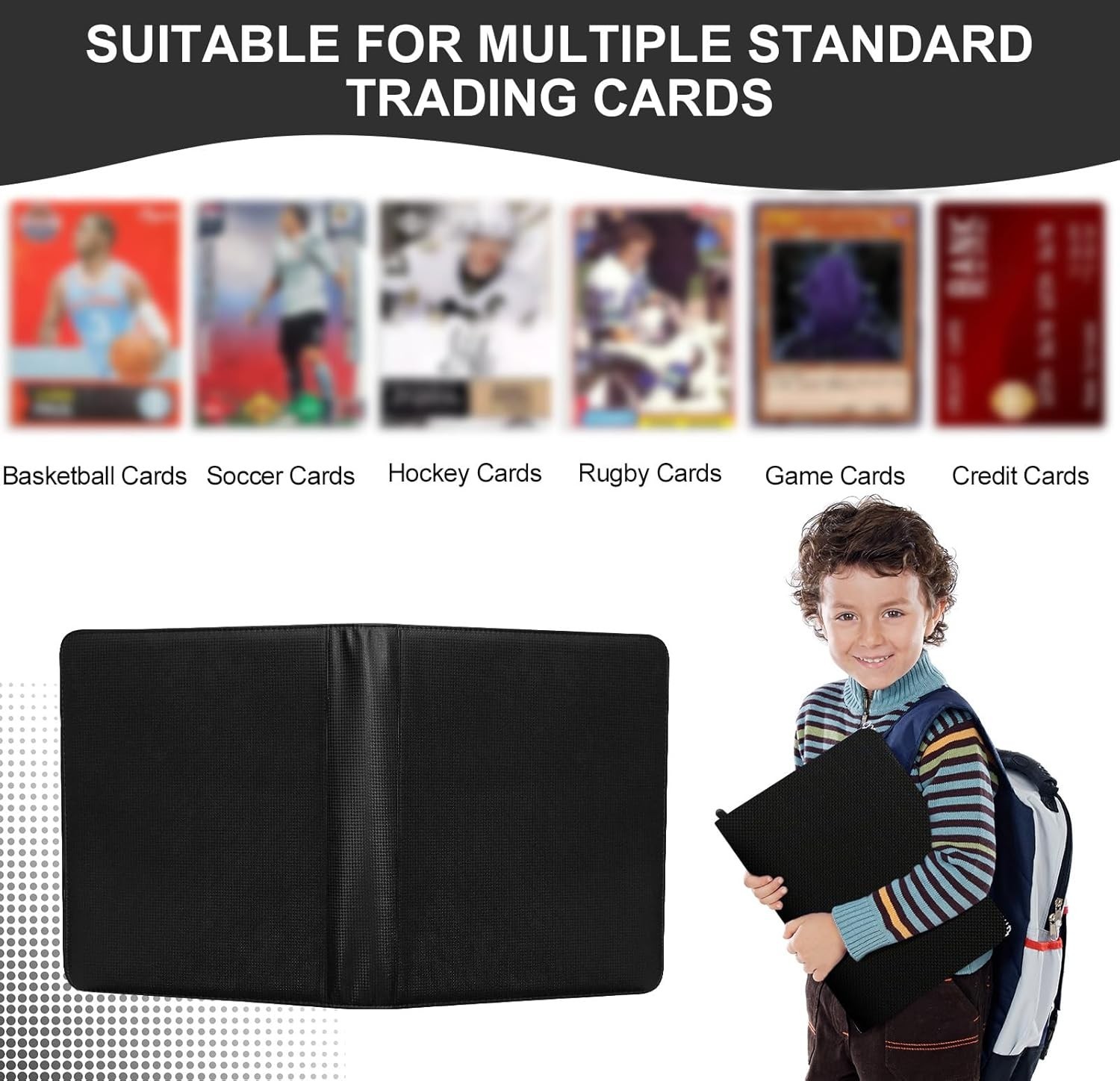 Toploader Binder Holds 112 Toploaders 4 Pocket Top Loader Binders with Sleeves