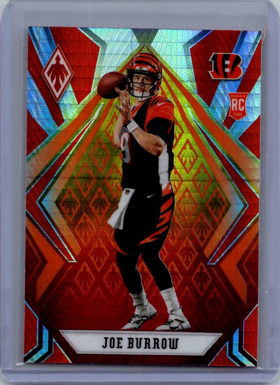2020 Panini Phoenix #101 Joe Burrow Fire Burst
