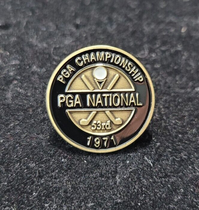 1971 PGA Championship 1″ Golf Ball Marker PGA National Golf Club Jack Nicklaus