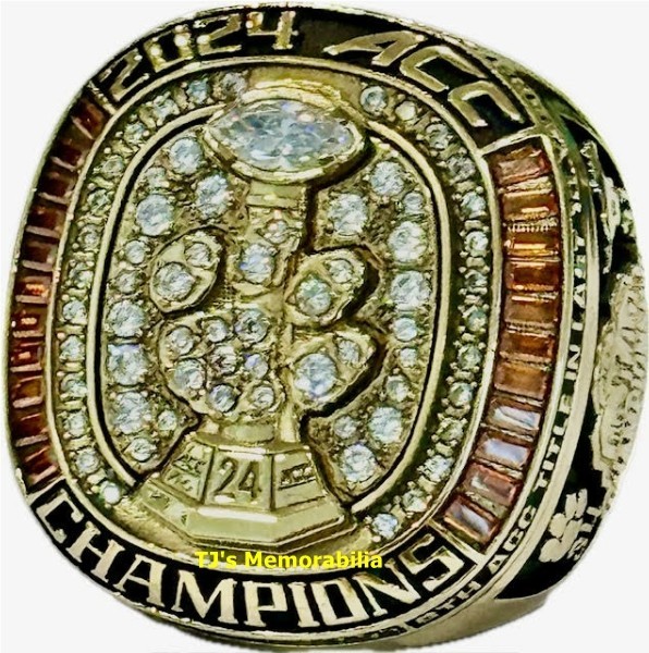 2024 CLEMSON TIGERS FOOTBALL ACC CHAMPIONS CHAMPIONSHIP RING JOSTENS PLAYER