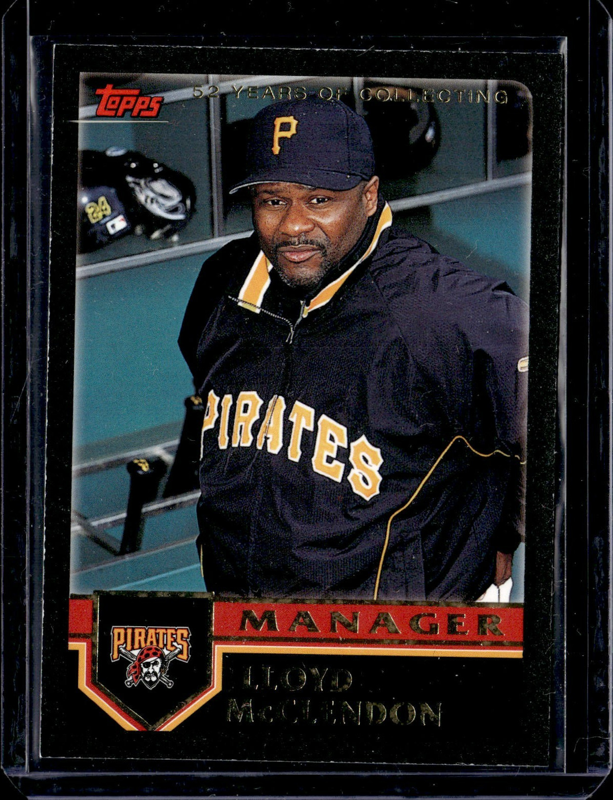 2003 TOPPS BLACK FOIL BORDER PARALLEL #284 LLOYD MCCLENDON PIRATES RARE SP #/52