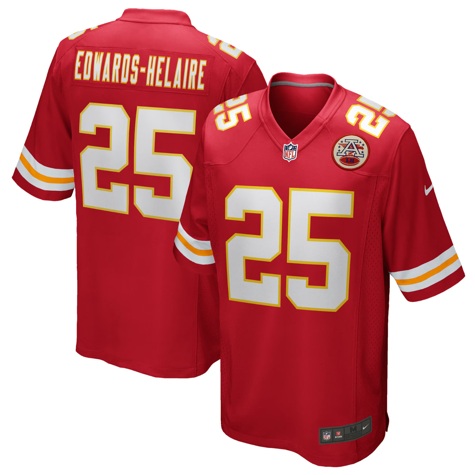 Clyde Edwards-Helaire Kansas City Chiefs Nike Jersey Red Size XXL
