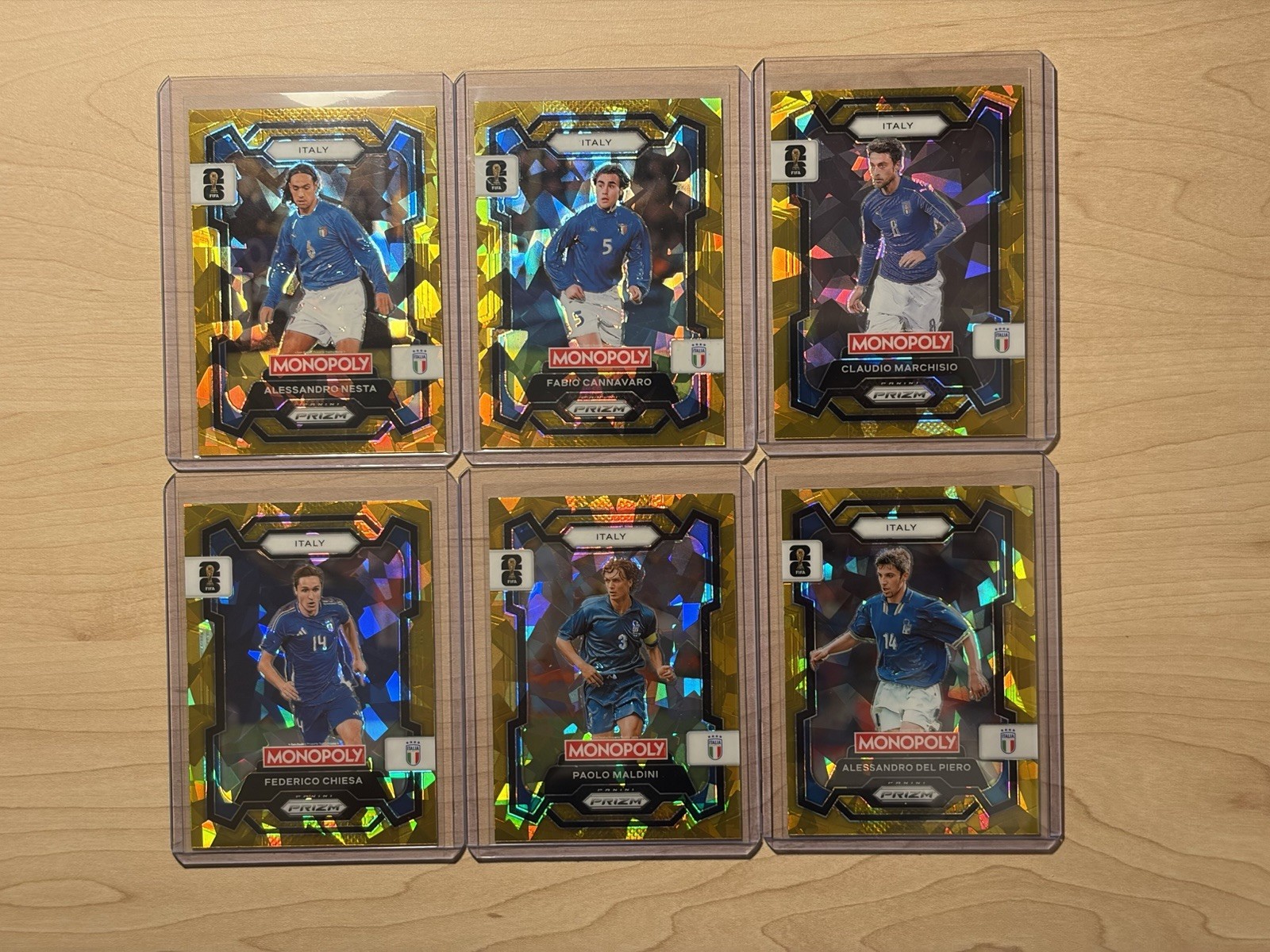 2026 Panini Prizm Monopoly FIFA World Cup Cards Pick Your Card GOLD CRACKED ICE