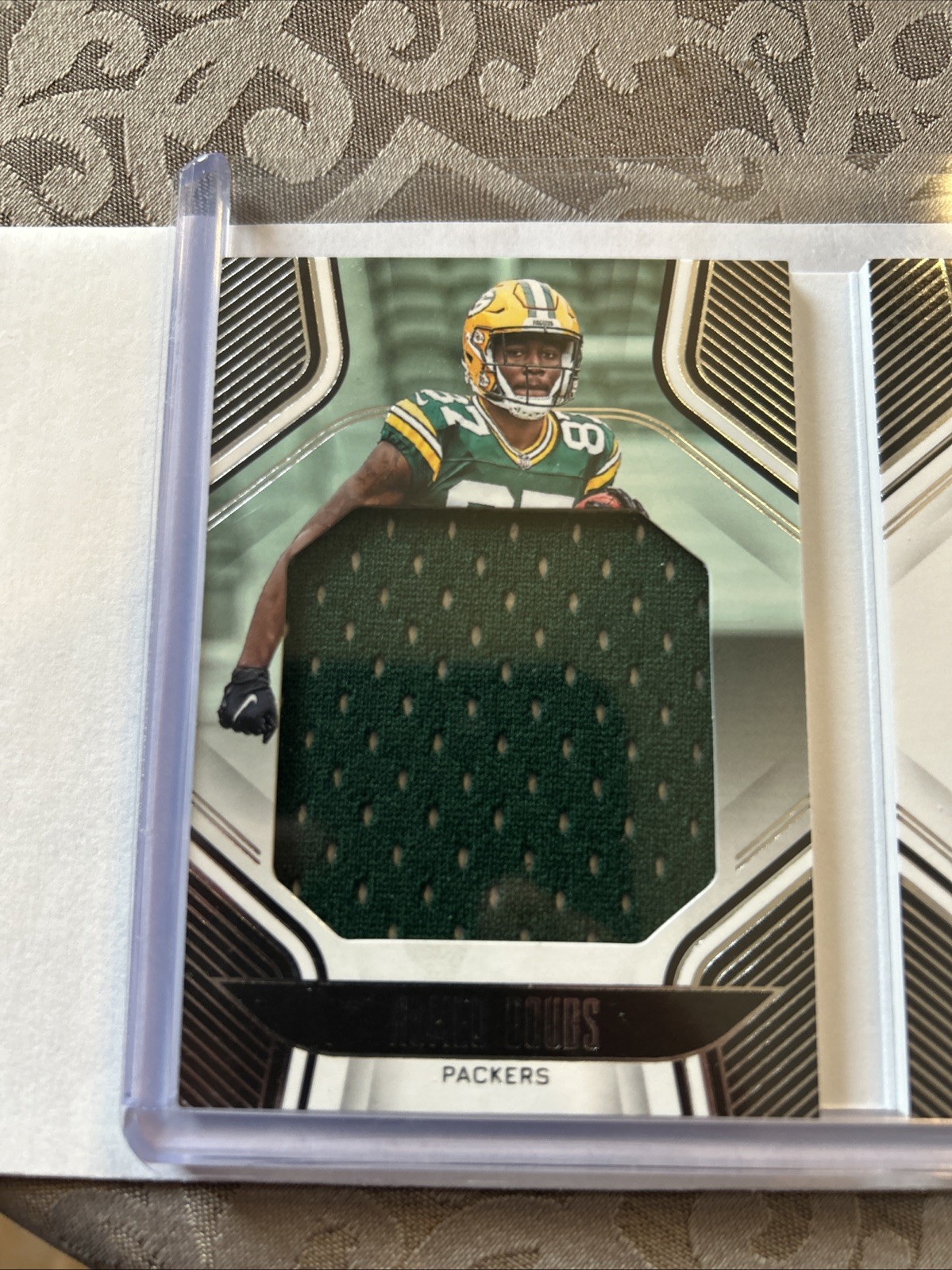 2022 Playbook – ROMEO DOUBS – Authentic Autograph RC Patch – #234/299 – PACKERS