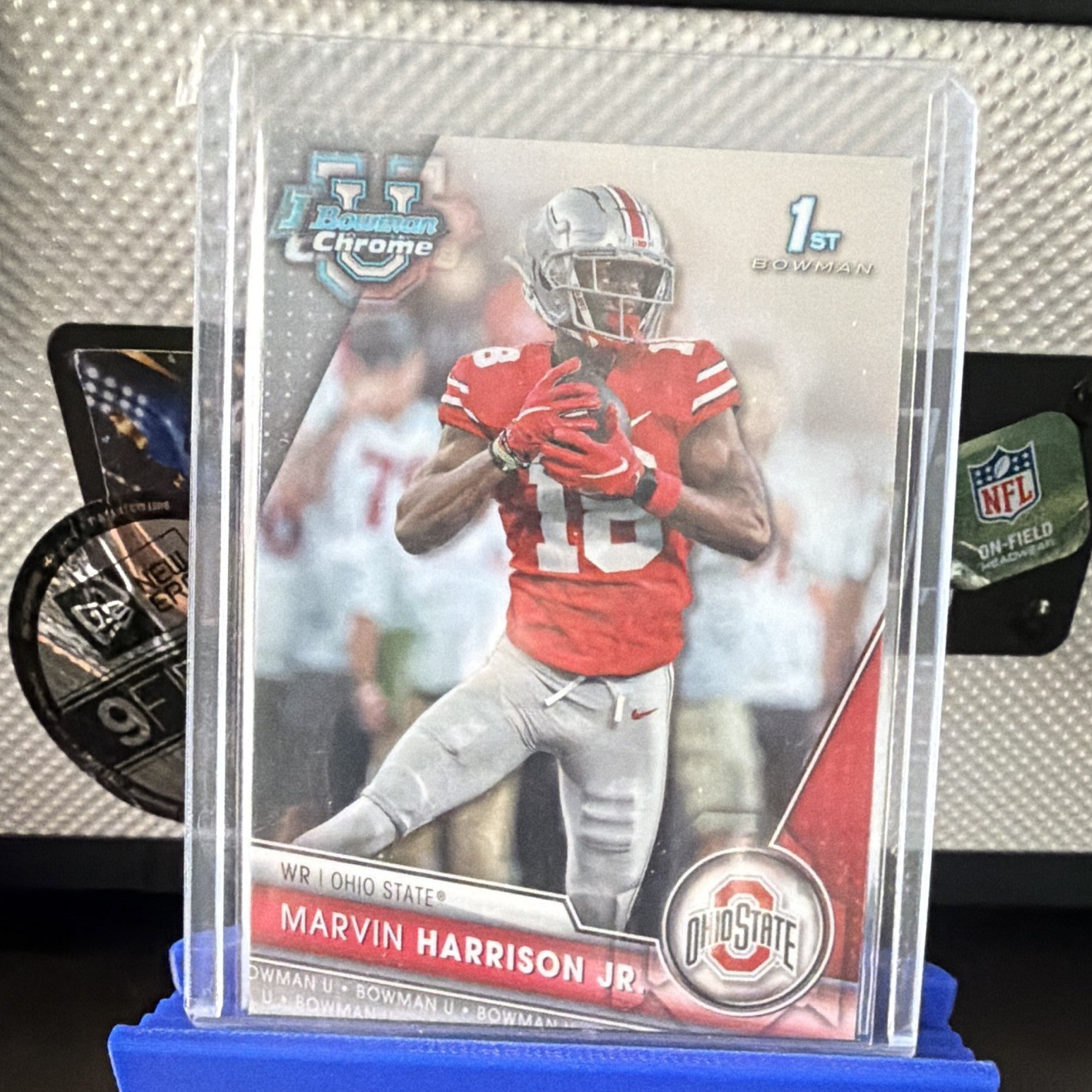 Topps 2023 Bowman University Chrome Marvin Harrison Jr. 1st Bowman RC #100