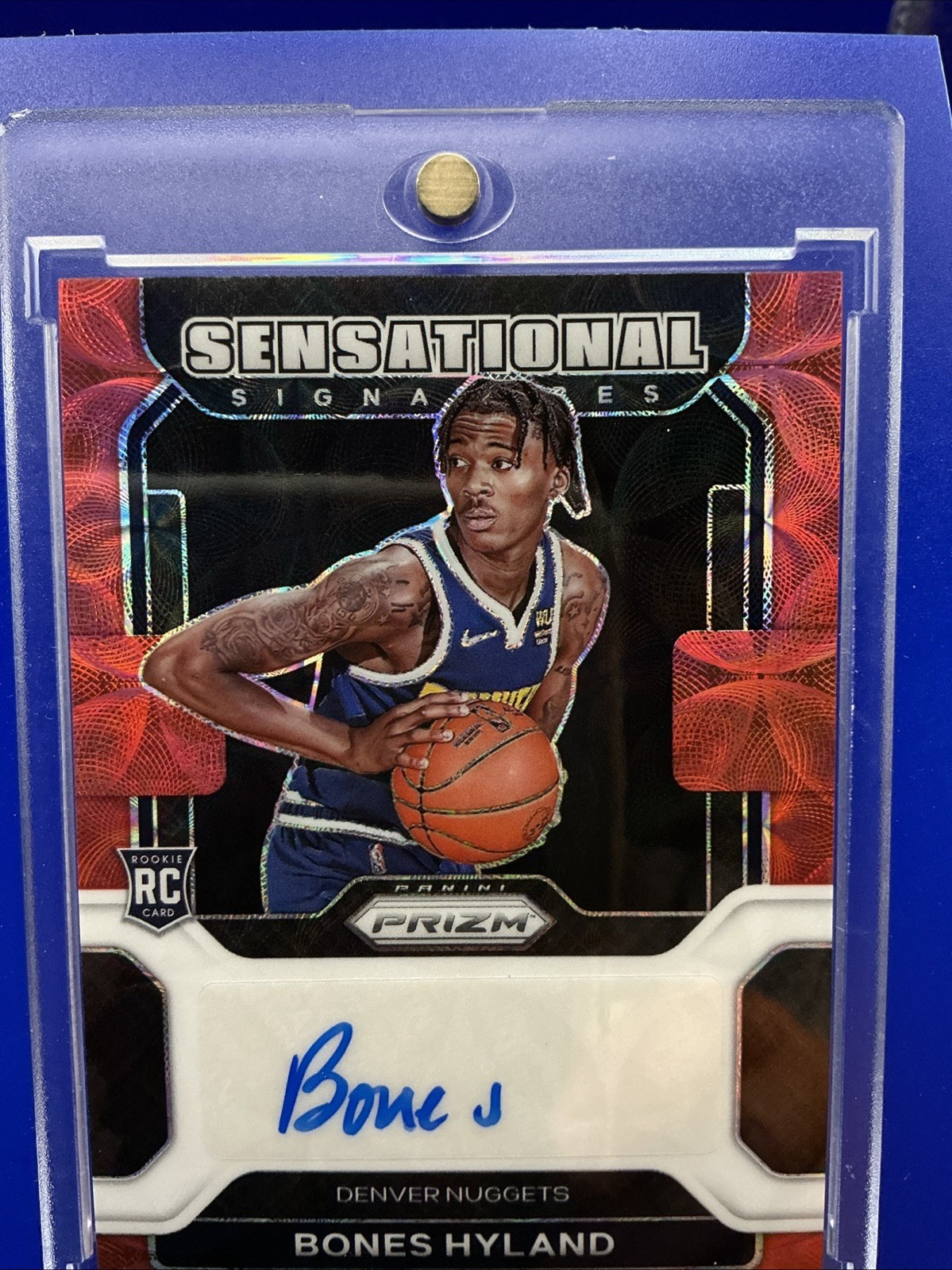 2021 Prizm BONES HYLAND Rookie Red Sensational Signatures Choice Auto RC