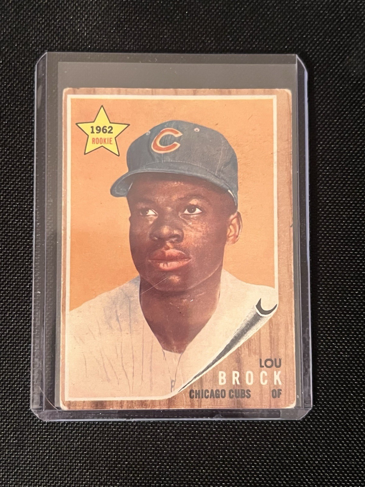 1962 Topps Lou Brock Rookie RC #387 HOF Nice Centering Raw