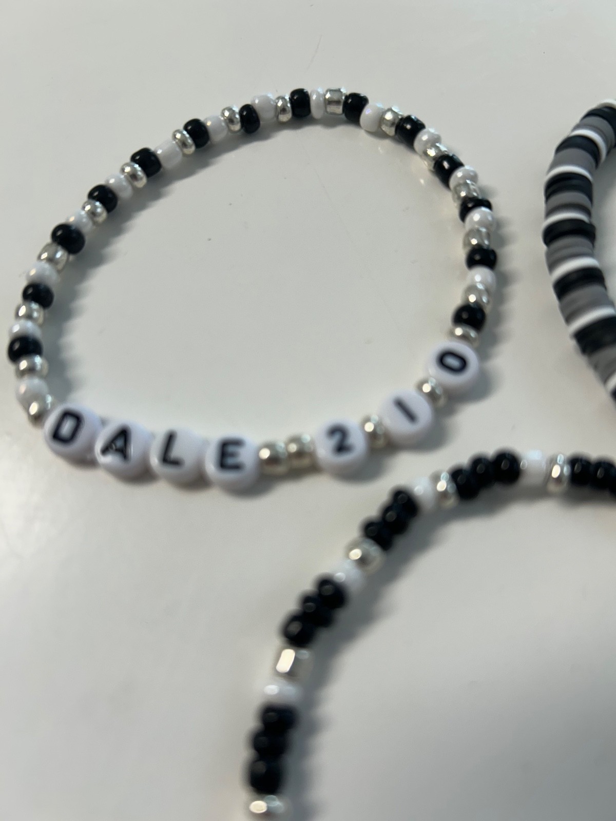 San Antonio Spurs 3 Piece Bracelet Set – DALE 2-1-0 Basketball Bead