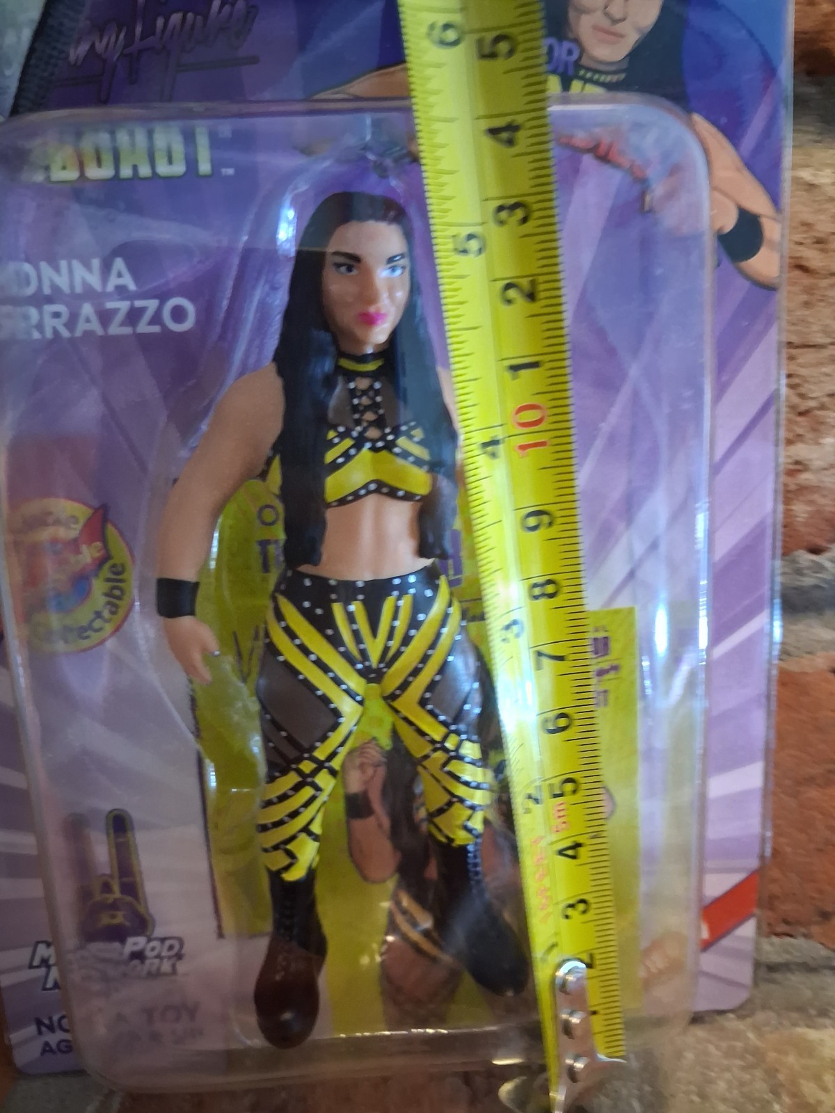 Major Bendies Deonna Purrazzo Figure Major Wrestling Podcast Series V Card WWE 5