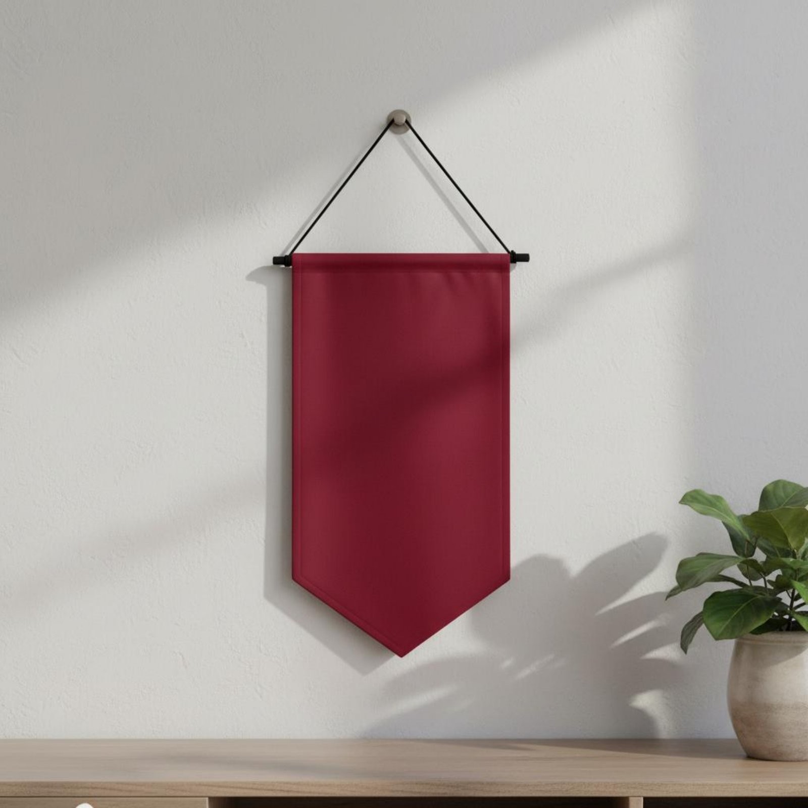 Badge Display Pennant Lightweight Enamel Badge Banner Long-Lasting Polyester